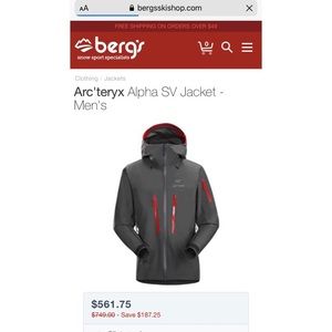 Arc’teryx Alpha SV Jacket - Men’s